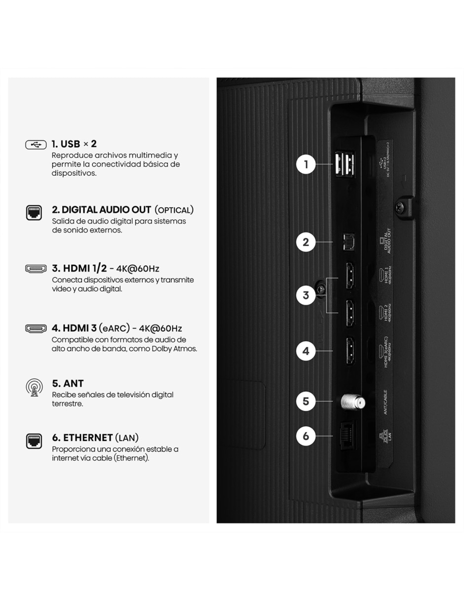 Pantalla smart tv qled de 55 pulgadas 4k/uhd 55qd6sfm con fire os con ai smooth motion 8